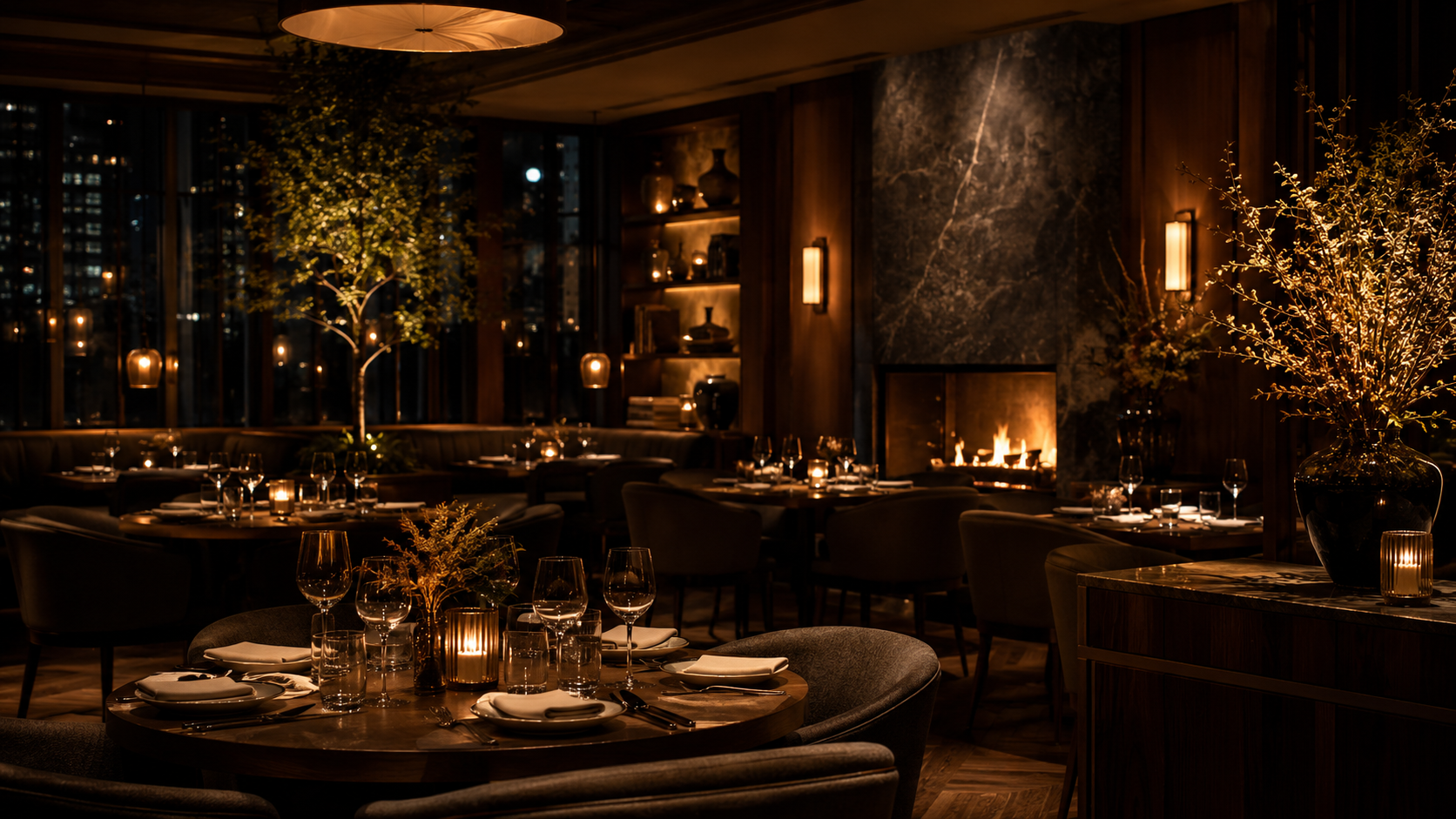 Restaurant ambiance card