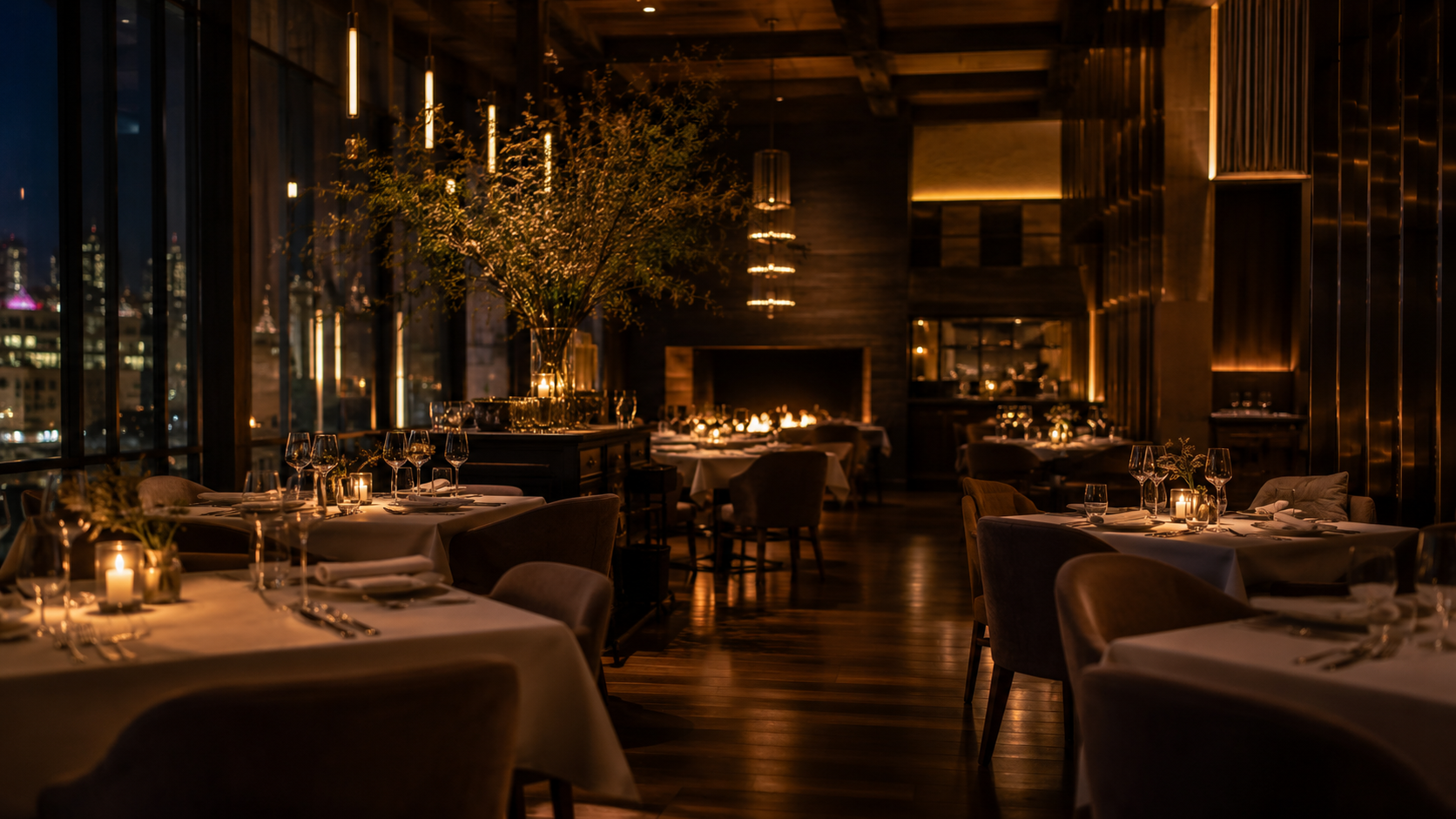 Ember and Oak premium restaurant website preview